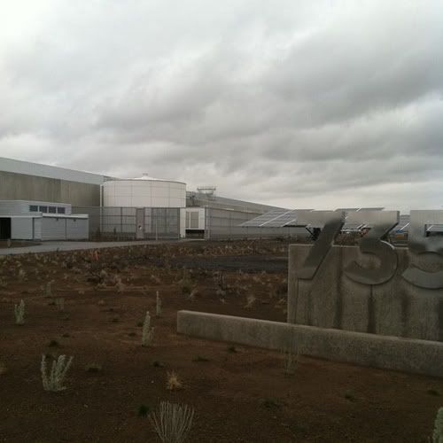 Front view of Facebook data centre